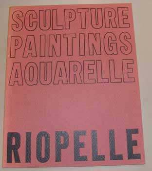 Item #17-3844 Sculpture Paintings Aquarelle: Riopelle. Jean-Paul Riopelle