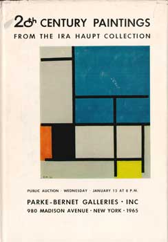 Item #17-4075 20th Century Paintings From the Ira Haupt Collection. January 13, 1965....