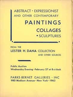 Item #17-4080 Abstract Expressionist and Other Contemporary Paintings Collages Sculptures....