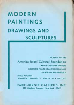Item #17-4085 Modern Paintings Drawings and Sculptures. From the Owners and Private Collectors...
