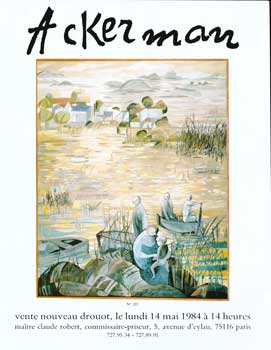 Paul Ackerman - Nouveau Drouot. Ombres Et Lumieres. May 14, 1984