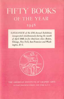 Item #17-4228 Fifty Books of the Year. 1948. American Institute of Graphic Arts