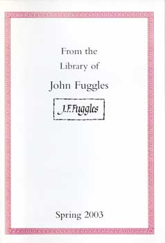 Item #17-4247 From the Library John Fuggles. Spring 2003. JF Fuggles.