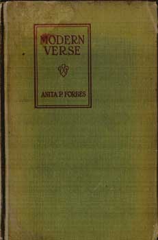Item #17-4272 Modern Verse: British and American. MA Anita P. Forbes