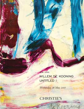 Item #17-4592 Christie’s Willem De Kooning Untitled I. May 16, 2007. CRAFT-1834. Lots 29....
