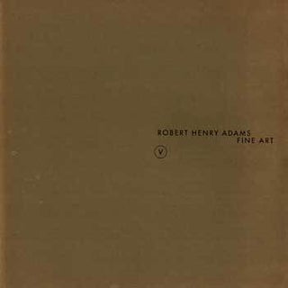 Item #17-4853 Robert Henry Adams Fine Art. Price List. Adams Fine Ar, Chicago