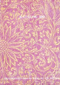 Item #17-4990 Katalog 880. Von Albertus Magnus bis Arno Schmidt. Antiquariats-Messe, Zürich,...
