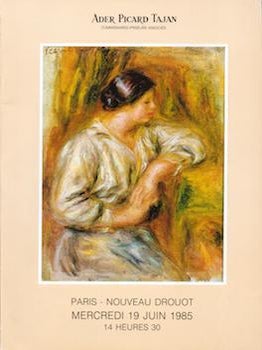 Item #17-5063 Tableaux Modernes, Aquarelles, Dessins, etc. June 19, 1985. Lots 1-86. Ader Picard...