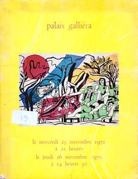 Item #17-5068 Tableaux Modernes par Chagall, Cross et Valadon. November 25-26, 1970. Lots 1-207....