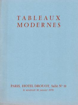 Item #17-5112 Estampes et Tableaux Modernes. January 30, 1970. Lots 1-136. Hôtel Drouot, Paris