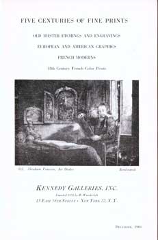 Item #17-5177 Five Centuries of Fine Prints: Old Master Etchings and Engravings/European and...