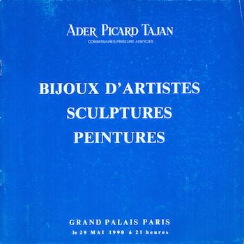 Item #17-5213 Importants Tableaux Modernes. May 29, 1990. Lots 1-71. Ader Picard Tajan, Paris.