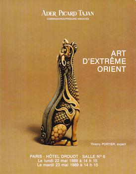Item #17-5241 Art d’Extrême Orient (Céramique, Bronzes, Armes, Peintures, Ivoires, Tapis, etc.) May 22-23, 1989. Lots 1-394. Ader Picard Tajan, Paris.