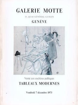 Item #17-5488 Tableaux Modernes (Dessins, Aquarelles, Gouaches et Huiles de Picasso, Léger,...