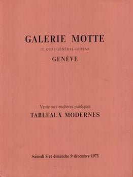 Item #17-5490 Tableaux Modernes (Dessins, Aquarelles, Pastels et Huiles de Vlaminck, Mané-Katz...