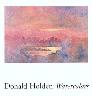 Item #17-5630 Donald Holden Watercolors. Butler Institute of American Art, Youngstown, Ohio. May...