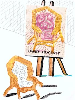 Item #17-5632 David Hockney-Moving Focus: Graphics, Drawings, Photocollages. Erika Meyerovich Gallery, San Francisco, CA. January 22-March 22, 1987. David Hockney, San Francisco.