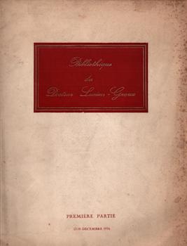 Item #17-5711 Bibliothèque du Docteur Lucien-Graux, Editions Originales (e A à G) et Livres...