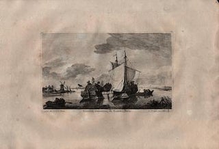 Item #17-5737 Bateaux remontans de Rouen a Paris, Plate 59, II. Weirotter, Franz Edmund