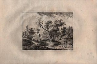 Item #17-5742 Hugelige Landschaft mit dem Holzsteg, Plate 3, III. Weirotter, Franz Edmund