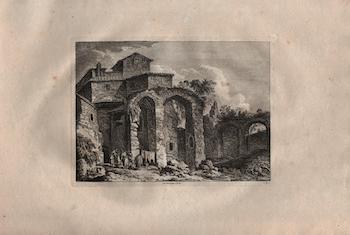 Item #17-5744 Aus der Umgebung von Tivoli, Plate 122. Weirotter, Franz Edmund.