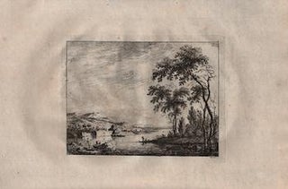 Item #17-5748 Weite Landschaft mit dem am Fluss gelegenen Kastell, Plate 5, III. Weirotter, Franz...