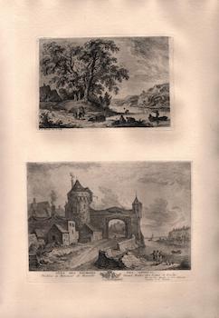 Item #17-5783 Drei grosse Eichen am Seeufer, Plate 24, IV. Suite de Paysages. Vues des Environs...