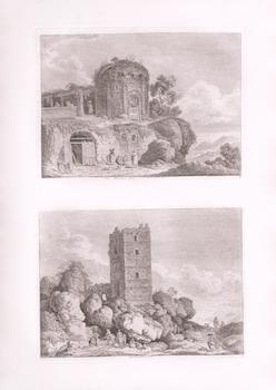 Item #17-5813 Aus der Umgebung von Tivoli, Plate 127, II. Aus der Umgebung von Rom., Plate 128. Weirotter, Franz Edmund.
