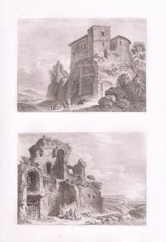 Item #17-5815 Aus der Umgebung von Rom., Plate 129. Aus der Umgebung von Tivoli, Plate 131. Weirotter, Franz Edmund.
