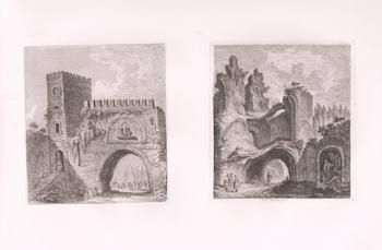 Item #17-5818 Aussicht auf die grosse Rippa jenseits der Tiber, Plate 169. Am See bei Bolzano, Plate 173, II. Weirotter, Franz Edmund.