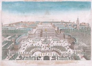 Item #17-5874 Vue perspective du superbe Palais du comte Hoheit Margrave de Bareith a Erlang en...