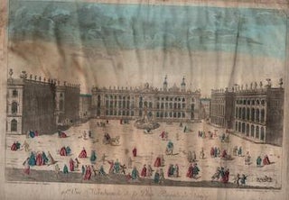 Item #17-5899 90e. Vue Meridionale de la Place Royale de Nancy...Original 18th Century vue...