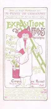 Item #17-5967 Catalogue de l'Exposition d'affiches artistiques, françaises & étrangères, modernes & rétrospectives (French Edition). Mr. P. Puvis de Chavannes.