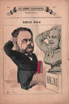 Item #17-6003 Emile Zola (Les Hommes d’aujourd’hui, No. 4). Cat. rais. pages 188-191....