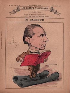 M. Bardoux (Les Hommes d&rsquo;aujourd&rsquo;hui, No. 20. 25 Janvier 1879). Cat. rais. pages 188-191. Andr&eacute; Gill, Louis Alexandre Gosset.