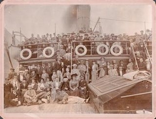 Item #17-6057 Passengers aboard the Midnight Sun, Newcastle. Anonymous, 19th Century