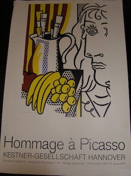 Item #17-6139 Hommage à Picasso Exhibition Poster. Kestner-Gesellschaft Hannover. November 23,...