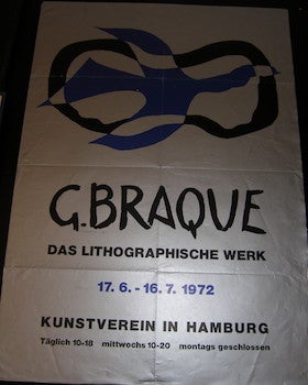 Item #17-6188 G. Braque, Das Lithographische Werk.Kunstverein in Hamburg. June 17-July 16, 1972. Georges Braque.