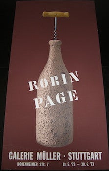 Item #17-6236 Robin Page. Galerie Muller, Stuttgart. May 19-June 30, 1973. Robin Page