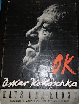 Item #17-6240 Oskar Kokoschka. Haus der Kunst, Munich. March 14-May 11 1958. Oskar Kokoschka