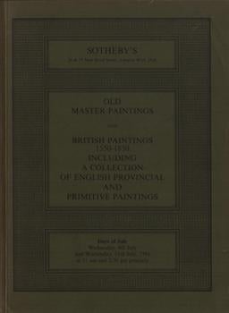 Item #17-6261 Old Master Paintings and British Paintings 1550-1850 Including a Collection of...