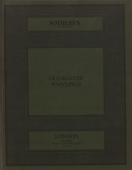 Item #17-6265 Old Master Paintings. 13th February, 1985. Lots 1-150. Sotheby’s, London