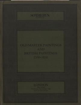 Item #17-6266 Old Master Paintings and British Paintings 1550-1850. 24th October, 1984. Lots...