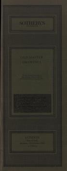Item #17-6269 Old Master Drawings. 22nd October, 1984. Lots 1-582. Sotheby’s, London