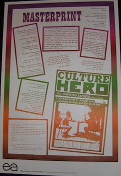 Item #17-6301 Masterprint. Culture Hero, 1970. Les Levine