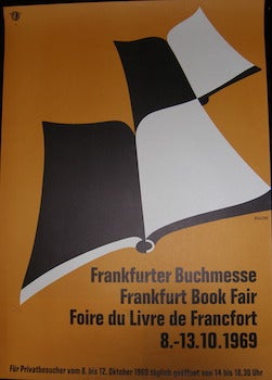 Item #17-6378 Frankfurter Buchmesse (Frankfurt Book Fair). Frankfurt. October 8-13, 1969. Walter...