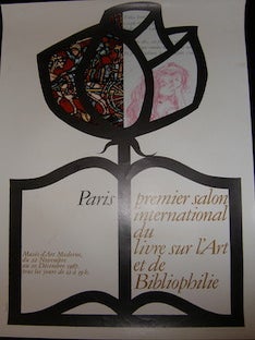 Item #17-6430 Paris premier salon international du livre sur ‘Art et de bibliophilie. Musee...