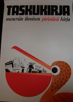 Item #17-6433 Taskukiraja menevan ihmisen piristave kirja. 20th Century Finnish Artist