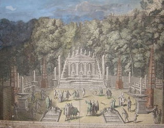 Item #17-6477 Arc de Triomphe dans un des Bosquets des jardins de Versailles. Ferdinand Delamonce