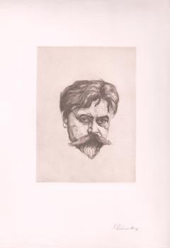 Item #17-6589 Portrait of Arthur Nikisch. 20th Century European Artist
